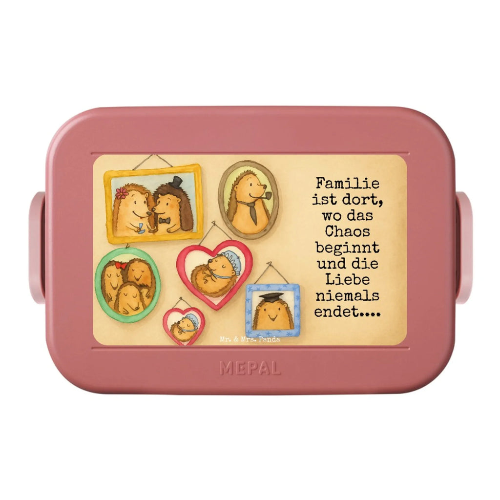 MEPAL Bentobox Igel Familie Design Brotdose, Lunchbox, Bentobox, Familie, Vatertag, Muttertag, Bruder, Schwester, Mama, Papa, Oma, Opa, Igel, Zusammenhalt, Glück, Liebe, Bilder