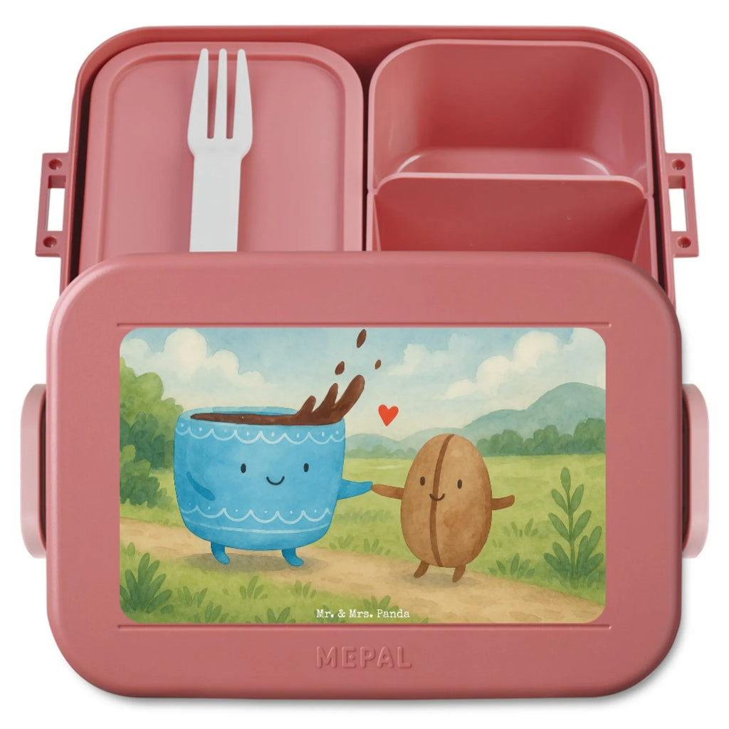 MEPAL Bentobox Kaffee Bohne Design Bentobox, Brotdose, Lunchbox, Tiermotive, Gute Laune, lustige Sprüche, Tiere, Kaffeebohne, Kaffee, Zufriedenheit, Glück, Genuss