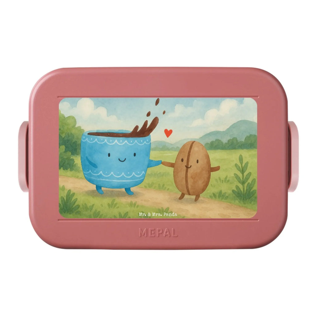 MEPAL Bentobox Kaffee Bohne Design Bentobox, Brotdose, Lunchbox, Tiermotive, Gute Laune, lustige Sprüche, Tiere, Kaffeebohne, Kaffee, Zufriedenheit, Glück, Genuss