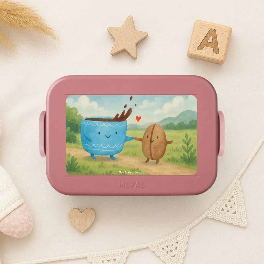 MEPAL Bentobox Kaffee Bohne Design Bentobox, Brotdose, Lunchbox, Tiermotive, Gute Laune, lustige Sprüche, Tiere, Kaffeebohne, Kaffee, Zufriedenheit, Glück, Genuss