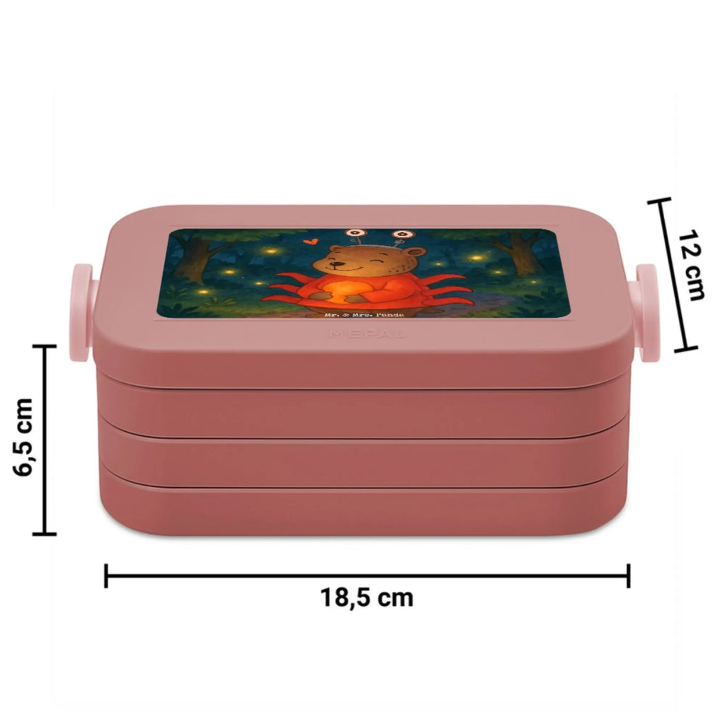 MEPAL Bentobox Krebs Astrologie Design Lunchbox, Brotdose, Bentobox, Tierkreiszeichen, Sternzeichen, Horoskop, Astrologie, Aszendent, Geburtstagsgeschenk, Geschenk, Krebs