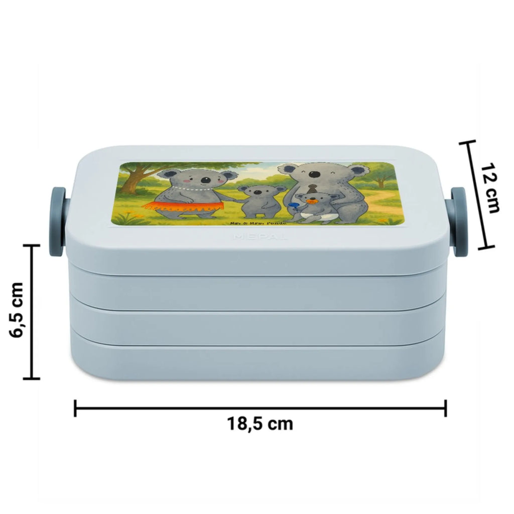 MEPAL Bentobox Koala Familie Design Brotdose, Lunchbox, Bentobox, Familie, Vatertag, Muttertag, Bruder, Schwester, Mama, Papa, Oma, Opa, Familienleben, Koala, Family, Geschwister, Kinder, Koalas