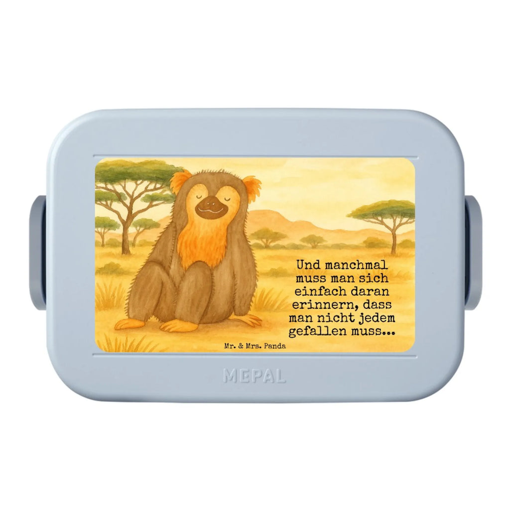 MEPAL Bentobox Affe Design Lunchbox, Bentobox, Brotdose, Afrika, Wildtiere, Äffchen, Selbstliebe, Selfcare, Liebe, Motivation, Selbstbewusstsein, Respekt, Affen, Affe, Selbstachtung