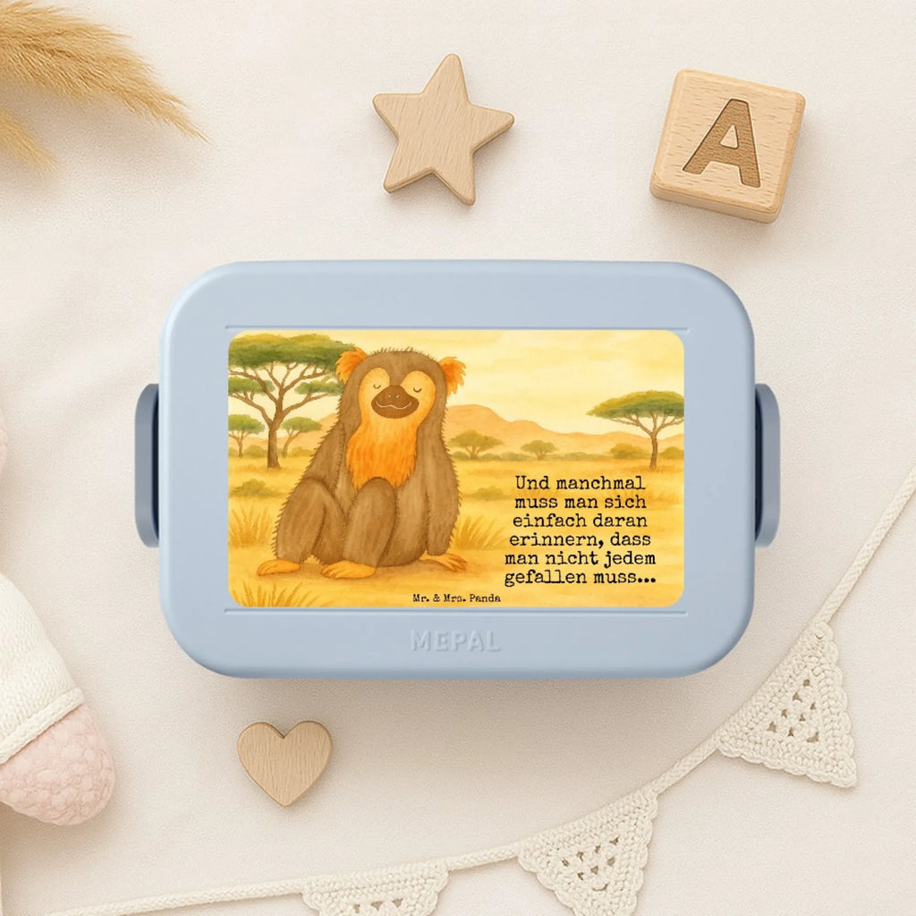MEPAL Bentobox Affe Design Lunchbox, Bentobox, Brotdose, Afrika, Wildtiere, Äffchen, Selbstliebe, Selfcare, Liebe, Motivation, Selbstbewusstsein, Respekt, Affen, Affe, Selbstachtung
