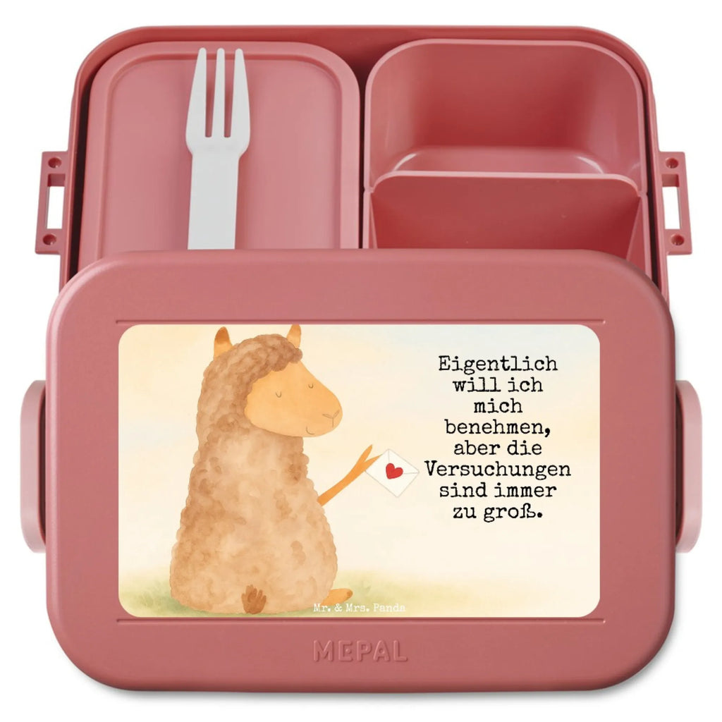 MEPAL Bentobox Alpaka Fahne Design Brotdose, Lunchbox, Bentobox, Alpaka, Lama, Liebe, Lamas, Alpakas