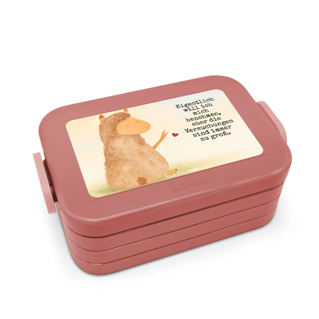 MEPAL Bentobox Alpaka Fahne Design Brotdose, Lunchbox, Bentobox, Alpaka, Lama, Liebe, Lamas, Alpakas