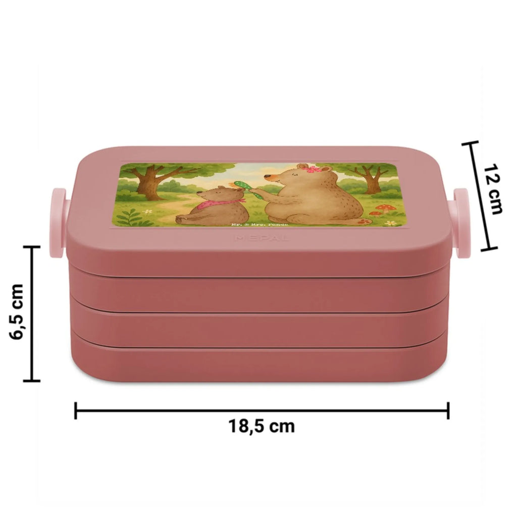 MEPAL Bentobox Bär Kind Design Bentobox, Brotdose, Lunchbox, Familie, Vatertag, Muttertag, Bruder, Schwester, Mama, Papa, Oma, Opa, Geschenk, Mutter, Mutti