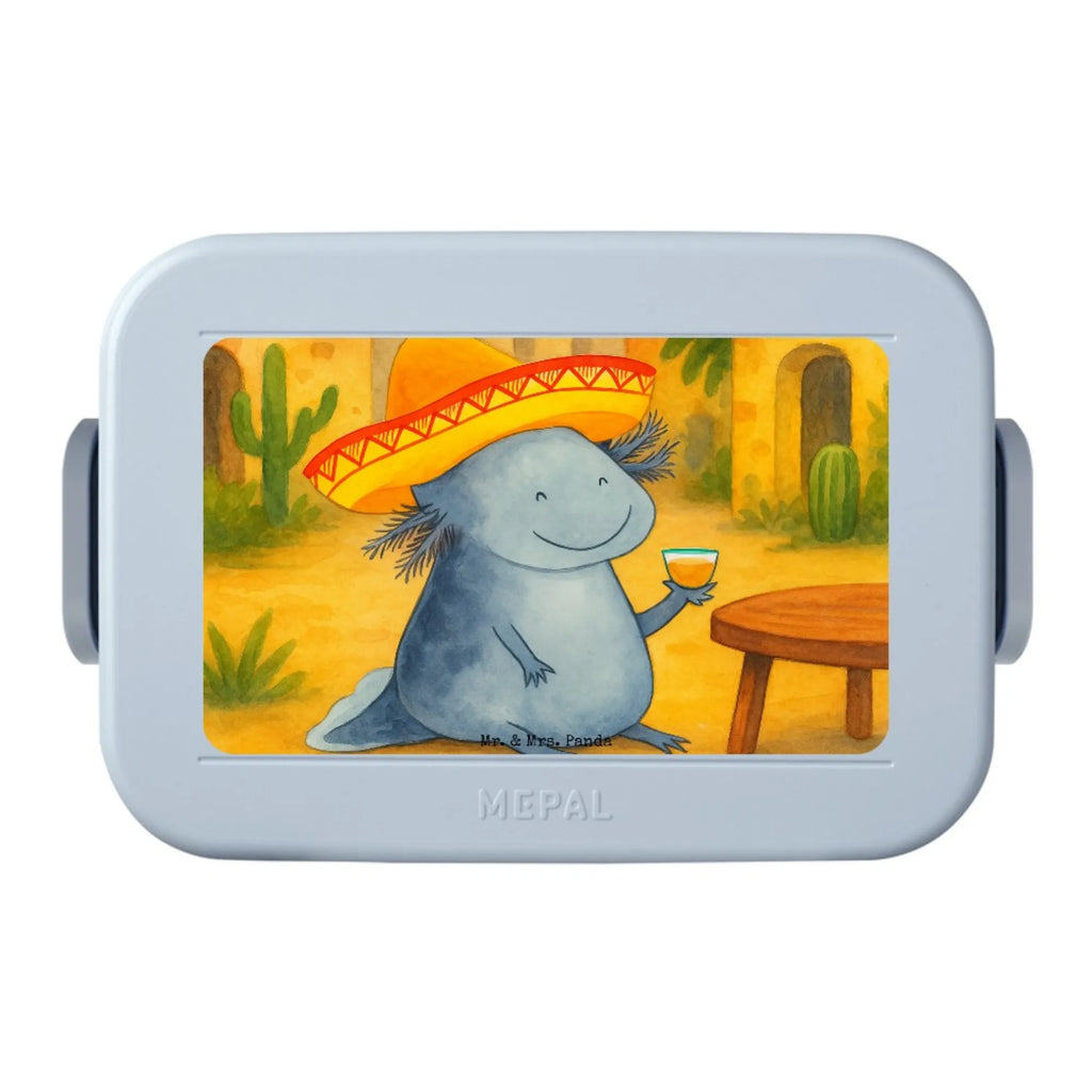MEPAL Bentobox Axolotl Tequila Design Lunchbox, Bentobox, Brotdose, Axolotl, Molch, Feuerdrache, Tequila, Lurche, Mexico, Sombrero, Schwanzlurch, Zitrone, Lurch, Spruch, Axolot, Motivation, Mexiko, Feuersalamander