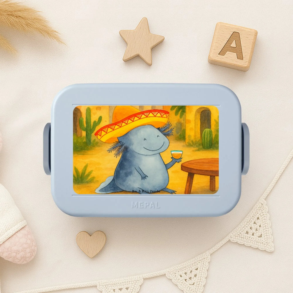 MEPAL Bentobox Axolotl Tequila Design Lunchbox, Bentobox, Brotdose, Axolotl, Molch, Feuerdrache, Tequila, Lurche, Mexico, Sombrero, Schwanzlurch, Zitrone, Lurch, Spruch, Axolot, Motivation, Mexiko, Feuersalamander