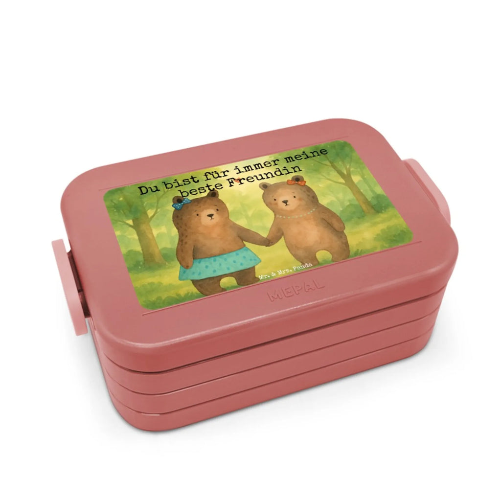 MEPAL Bentobox Bär Freundin Design Lunchbox, Bentobox, Brotdose, Bär, Teddy, Teddybär, Bär Freundin Beste Freund Liebe Liebesbeweis Verliebt Kumpel Kumpeliene