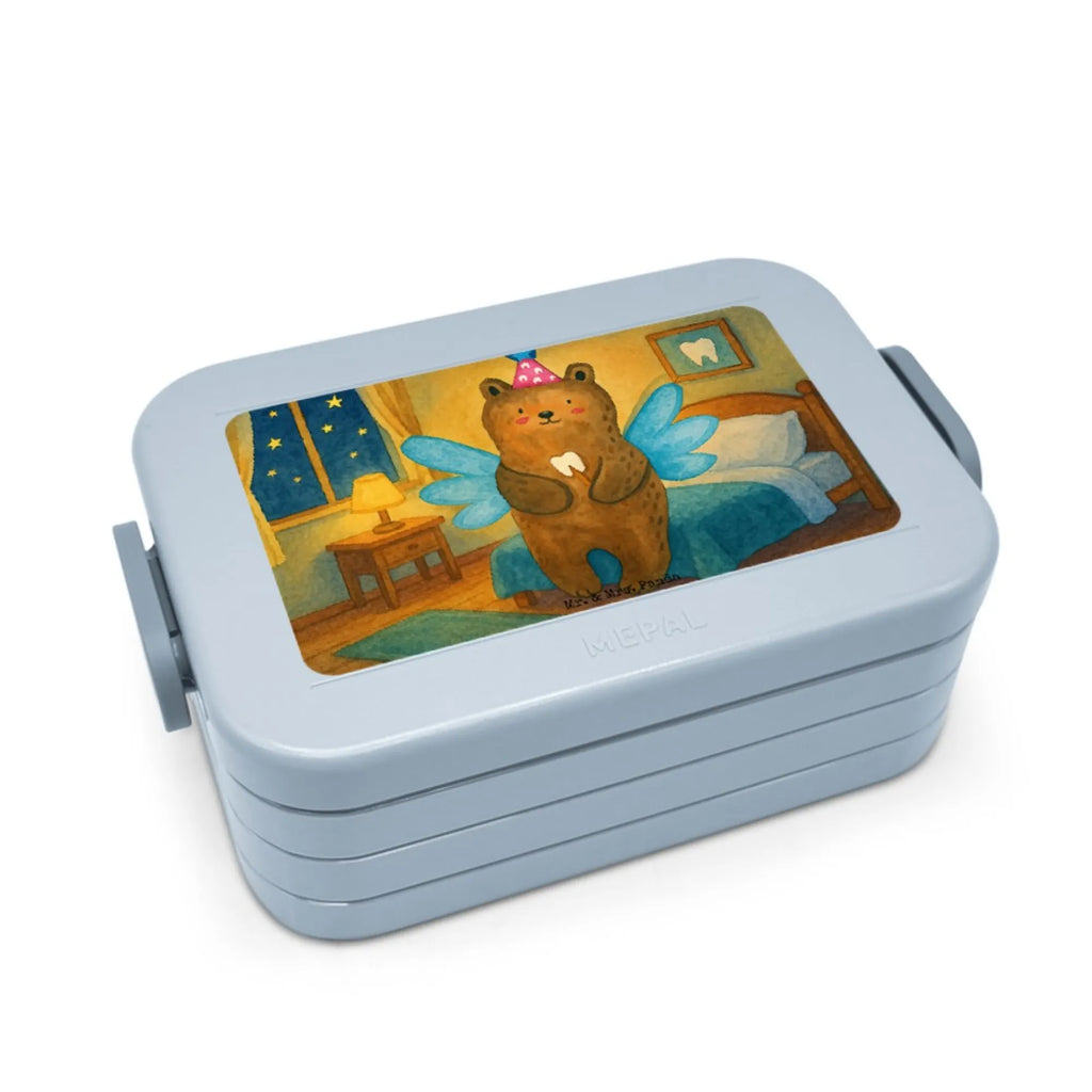 MEPAL Bentobox Bär Zahnfee Design Bentobox, Lunchbox, Brotdose, Bär, Teddy, Teddybär, Fee, Zahnfee, Milchzahn, Erster Zahn