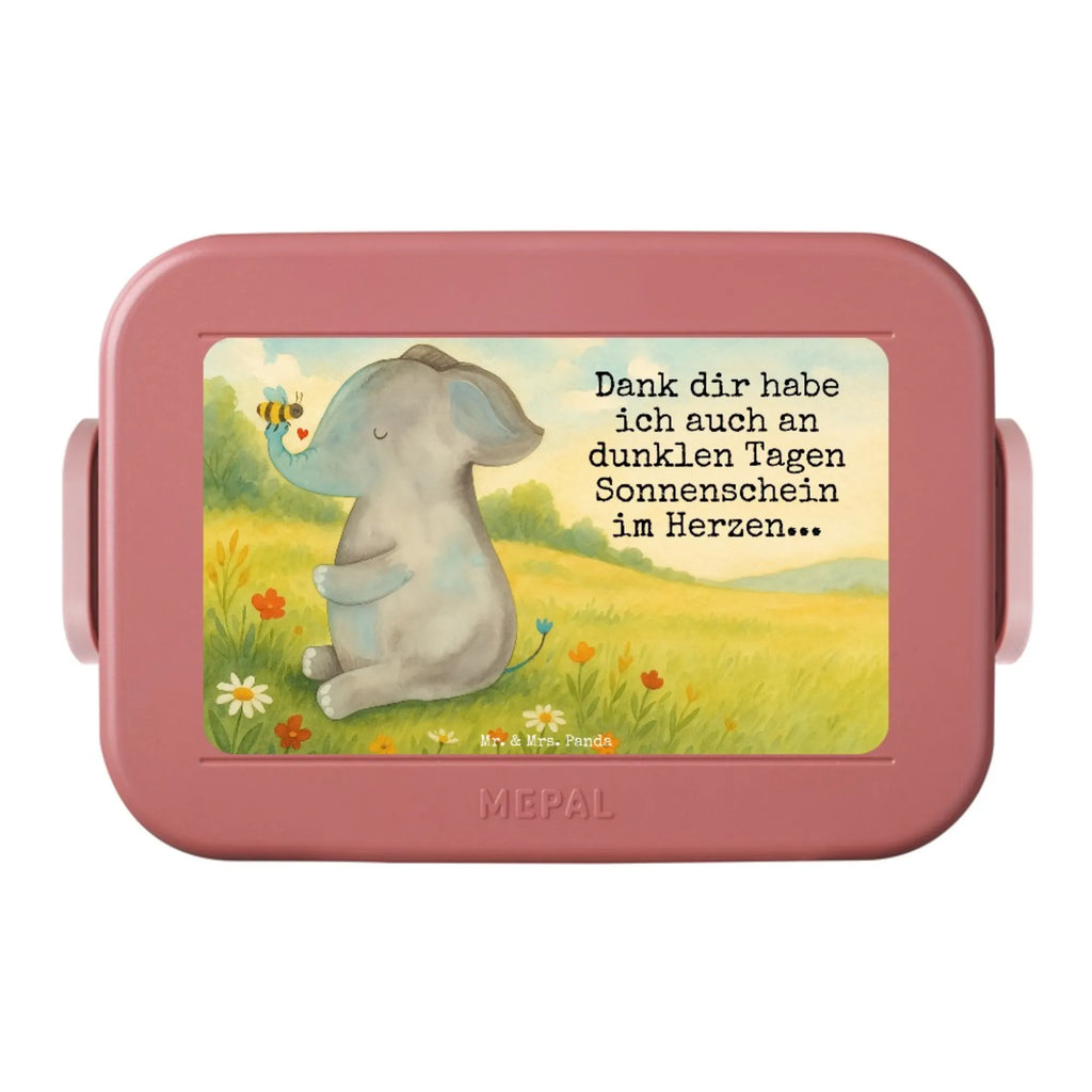 MEPAL Bentobox Elefant Biene Design Brotdose, Bentobox, Lunchbox, Tiermotive, Gute Laune, lustige Sprüche, Tiere, Hochzeitsgeschenk, Liebe, Heiratsantrag, Liebesspruch, Jahrestag, Elefant, Liebesbeweis, Biene, Liebesgeschenk