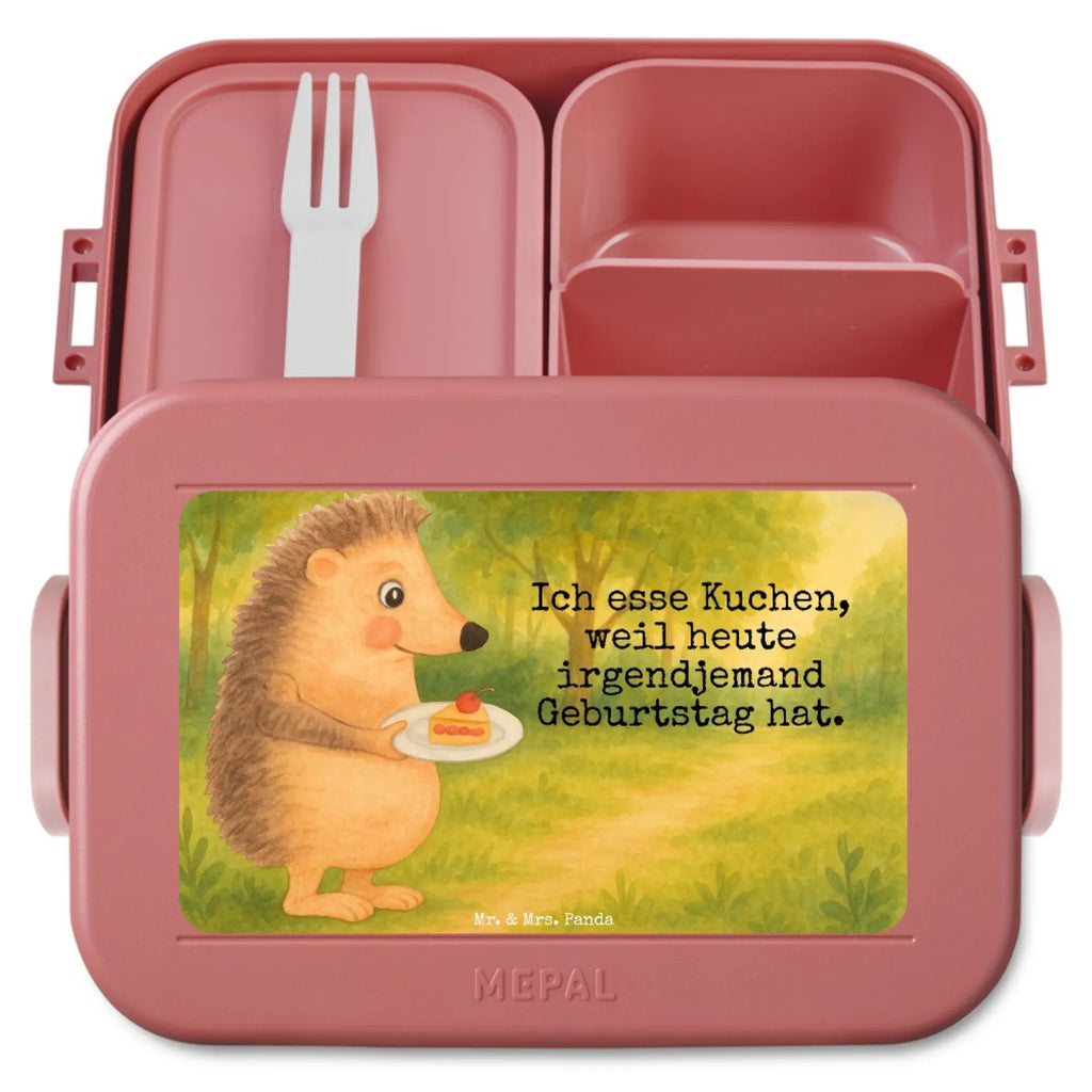 MEPAL Bentobox Igel Kuchenstück Design Brotdose, Bentobox, Lunchbox, Tiermotive, Gute Laune, lustige Sprüche, Tiere, Einladung Party, Geburtstagskuchen, Igel, Kuchen backen, Kuchen, Essen Spruch, Torte, Backen Geschenk