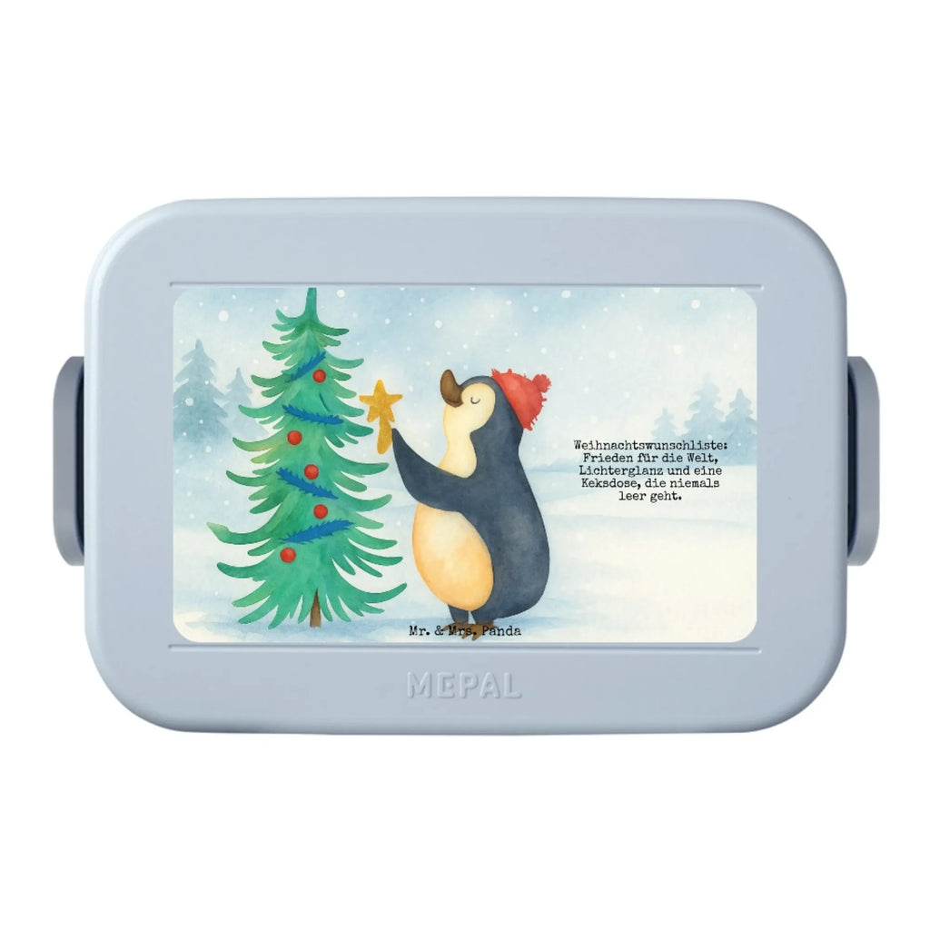 MEPAL Bentobox Pinguin Weihnachtsbaum Design Brotdose, Bentobox, Lunchbox, Winter, Weihnachten, Weihnachtsdeko, Nikolaus, Advent, Heiligabend, Wintermotiv, Pinguin