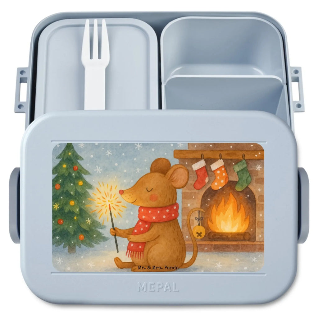 MEPAL Bentobox Maus Weihnachten Design Lunchbox, Brotdose, Bentobox, Winter, Weihnachten, Weihnachtsdeko, Nikolaus, Advent, Heiligabend, Wintermotiv, Weihnachtsmotiv, Mäuschen, Maus, Weihnachtswunder, Weihnachtsgruß, Frohe Weihnachten