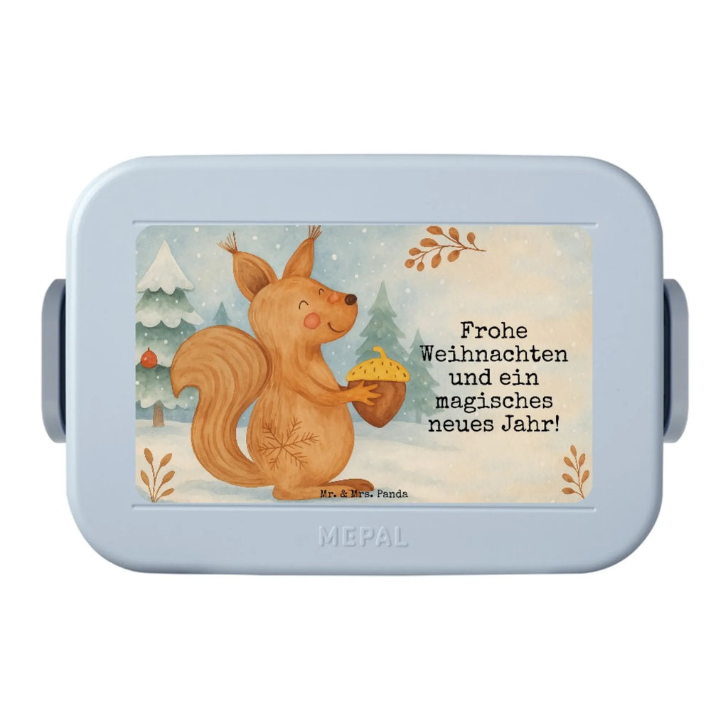 MEPAL Bentobox Eichhörnchen Weihnachten Design Bentobox, Brotdose, Lunchbox, Winter, Weihnachten, Weihnachtsdeko, Nikolaus, Advent, Heiligabend, Wintermotiv, Weihnachtsgruß, Vogel, Guten Rutsch, Frohes neues Jahr, Weihnachtsmotiv, Frohe Weihnachten, Neujahr