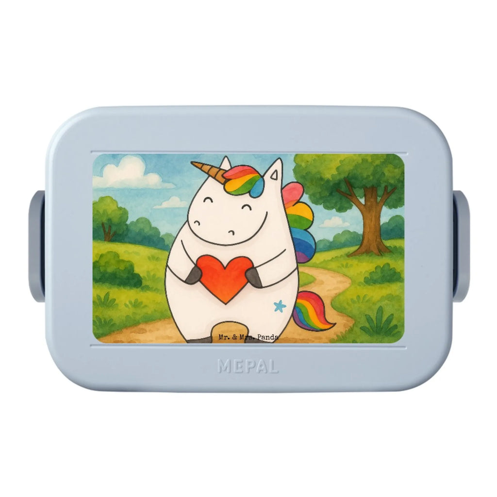 MEPAL Bentobox Einhorn Herz Design Lunchbox, Bentobox, Brotdose, Einhorn, Einhörner, Einhorn Deko, Unicorn, witzig, schlimm, böse, lustig, bunt, Freundin, Herz, anders