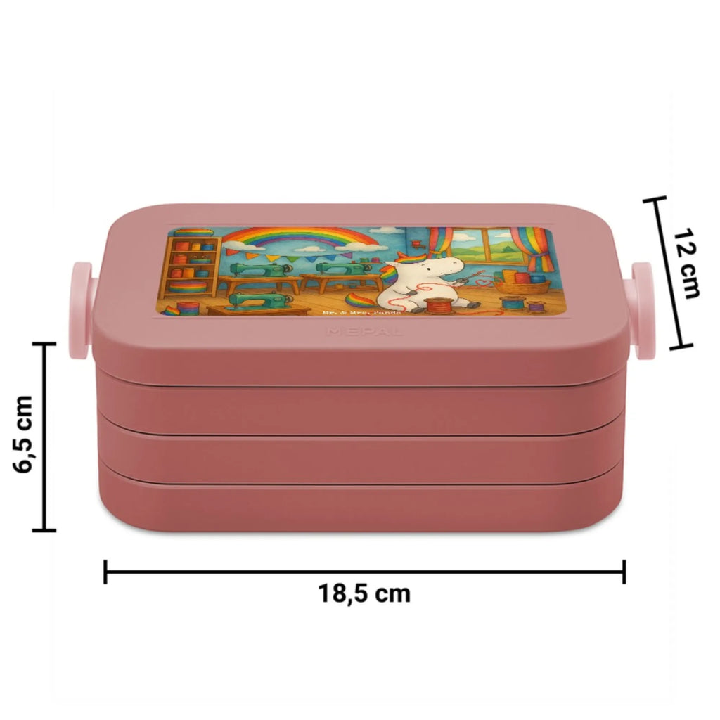MEPAL Bentobox Einhorn Näherin Design Lunchbox, Brotdose, Bentobox, Einhorn, Einhörner, Einhorn Deko, Unicorn, Mädchen, Häkeln, basteln, Nähzimmer, nähen, Stricken, Freundin, Näherin