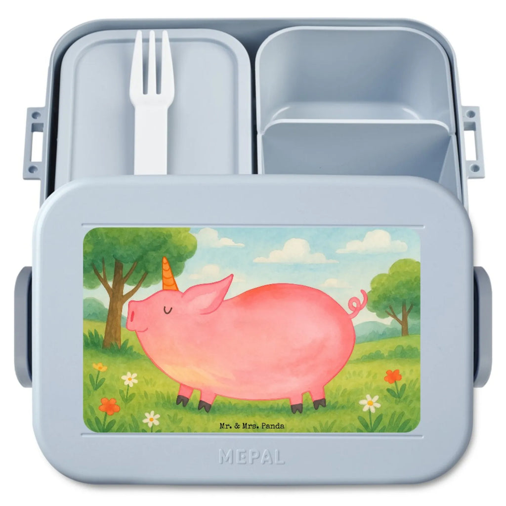 MEPAL Bentobox Einhorn Schwein Design Lunchbox, Bentobox, Brotdose, Einhorn, Einhörner, Einhorn Deko, Unicorn, Spruch, Pig, Schweinhorn, Schwein, funny, Piggy, english, Bauer, witzig. lustig, geschenk, Party, Spaß, englisch