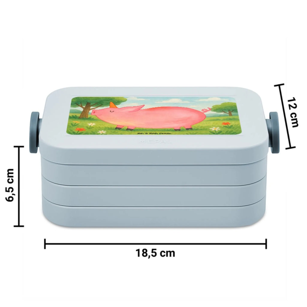 MEPAL Bentobox Einhorn Schwein Design Lunchbox, Bentobox, Brotdose, Einhorn, Einhörner, Einhorn Deko, Unicorn, Spruch, Pig, Schweinhorn, Schwein, funny, Piggy, english, Bauer, witzig. lustig, geschenk, Party, Spaß, englisch