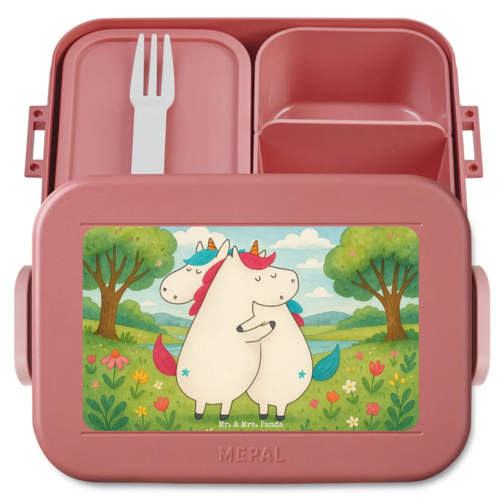 MEPAL Bentobox Einhörner Umarmen Design Brotdose, Bentobox, Lunchbox, Einhorn, Einhörner, Einhorn Deko, Unicorn, BFF, Geschwister, Liebe, Sister, Familie, Freundin, Schwester, Freundinnen, Schwestern