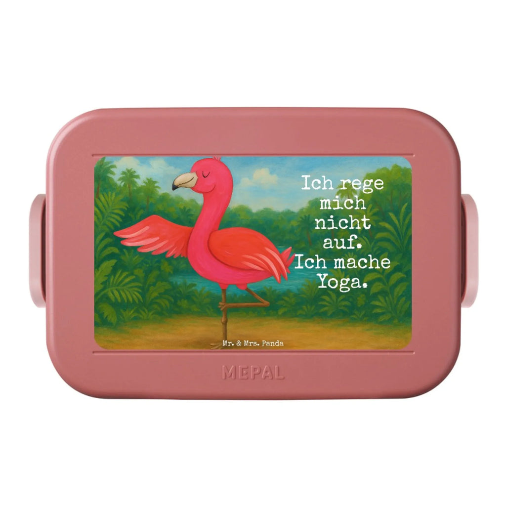 MEPAL Bentobox Flamingo Yoga Design Lunchbox, Bentobox, Brotdose, Flamingo, Achtsamkeit, Yoga-Übung, Vogel, Namaste, Tiefenentspannung, Entspannung, Aufregen, Yoga, Ärger