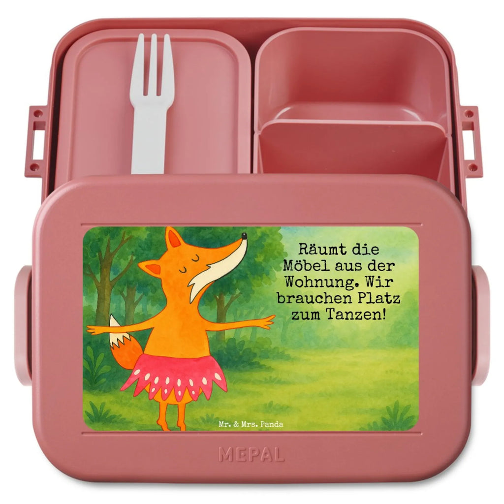 MEPAL Bentobox Fuchs Ballerina Design Lunchbox, Brotdose, Bentobox, Fuchs, Geburtstag, Party, Ballerina, Einladung, Ballett, Füchsin, Tänzerin, Tanzen, Fuchs Spruch, Füchse