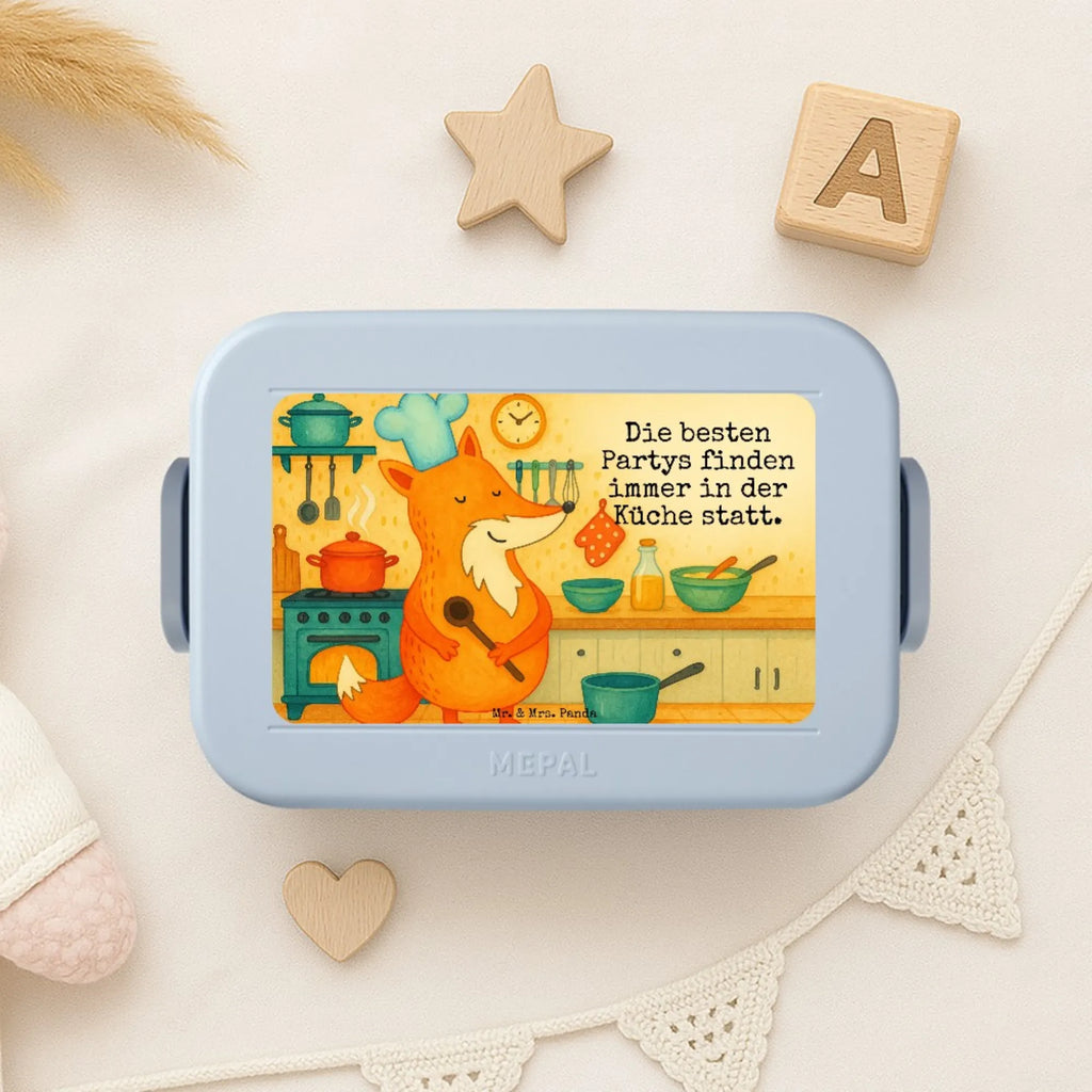 MEPAL Bentobox Fuchs Koch Design Brotdose, Lunchbox, Bentobox, Fuchs, Küche Spruch, Küche Deko, Bäcker, witzig, Spruch lustig, Köche, Füchse, Party Spruch, Koch Geschenk