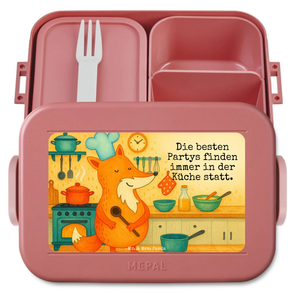MEPAL Bentobox Fuchs Koch Design Brotdose, Lunchbox, Bentobox, Fuchs, Küche Spruch, Küche Deko, Bäcker, witzig, Spruch lustig, Köche, Füchse, Party Spruch, Koch Geschenk