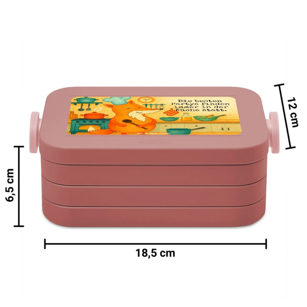 MEPAL Bentobox Fuchs Koch Design Brotdose, Lunchbox, Bentobox, Fuchs, Küche Spruch, Küche Deko, Bäcker, witzig, Spruch lustig, Köche, Füchse, Party Spruch, Koch Geschenk