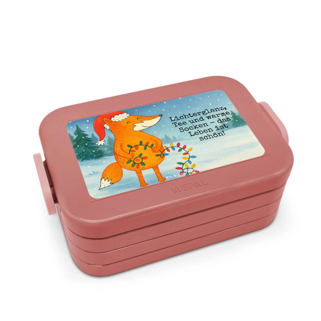 MEPAL Bentobox Fuchs Weihnachten Design Bentobox, Brotdose, Lunchbox, Winter, Weihnachten, Weihnachtsdeko, Nikolaus, Advent, Heiligabend, Wintermotiv, Weihnachtsmann, Fuchs, Weihnachtszeit, Geschenk Weihnachten, Füchse, Spruch schön