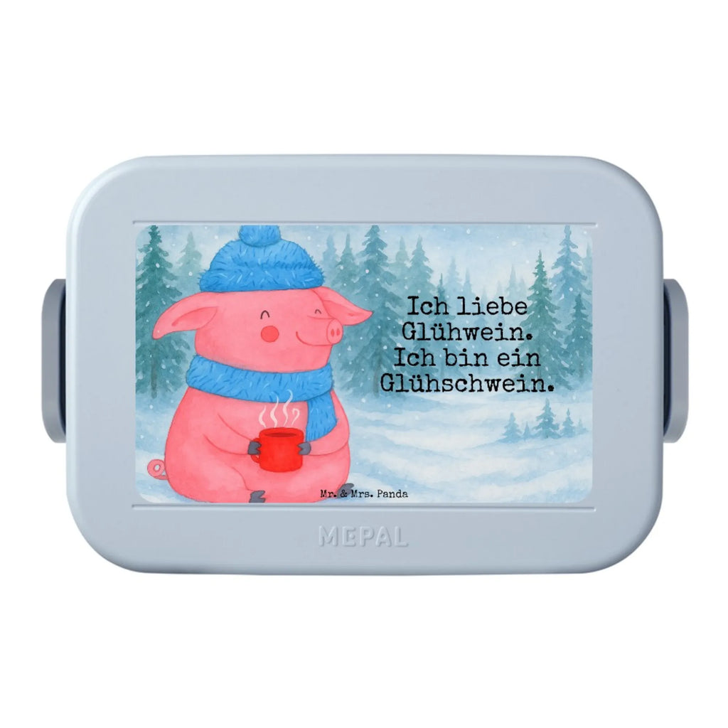 MEPAL Bentobox Schwein Glühwein Design Bentobox, Brotdose, Lunchbox, Winter, Weihnachten, Weihnachtsdeko, Nikolaus, Advent, Heiligabend, Wintermotiv, Weihnachtsmarkt, Glühschwein, Punsch, Glühwein
