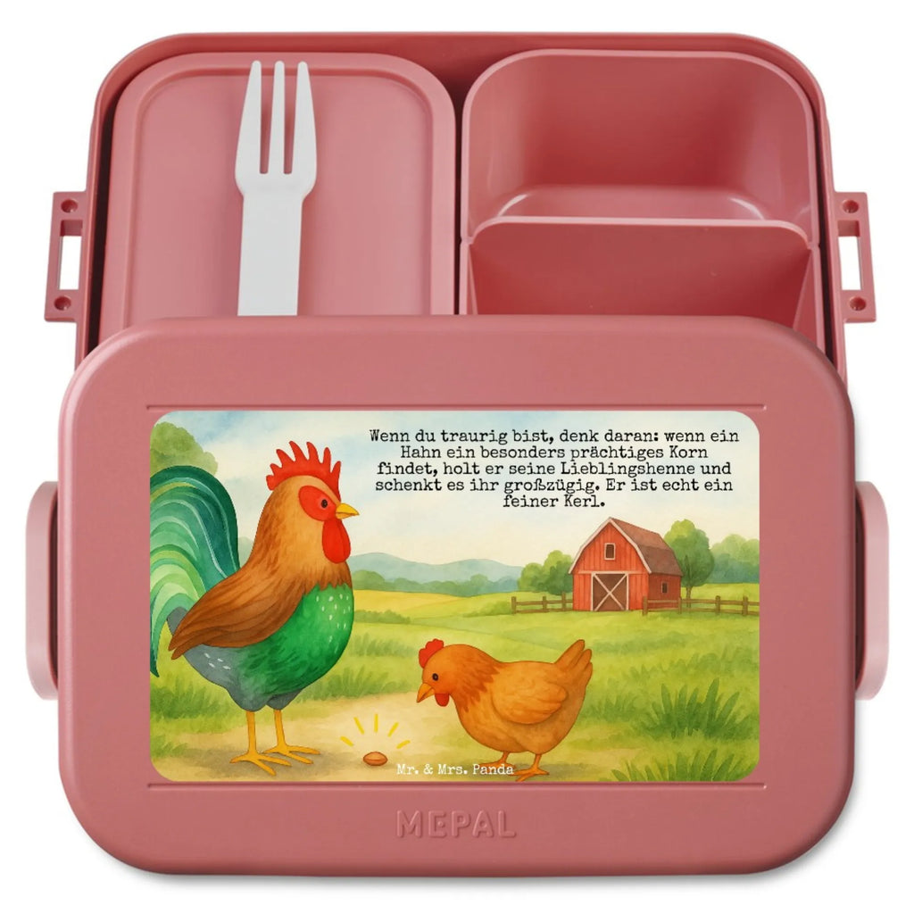 MEPAL Bentobox Hahn Korn Design Bentobox, Lunchbox, Brotdose, Bauernhof, Hoftiere, Landwirt, Landwirtin, Korn, Henne, Hahn, Eier, Natur
