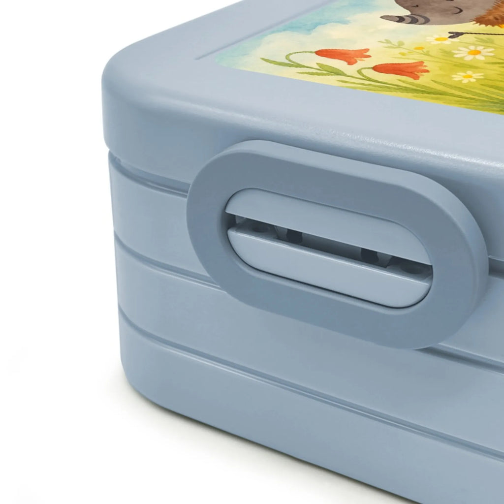 MEPAL Bentobox Hummel flauschig Design Bentobox, Brotdose, Lunchbox, Tiermotive, Gute Laune, lustige Sprüche, Tiere, Blume, Flauschig, Hummel, Natur, Biene