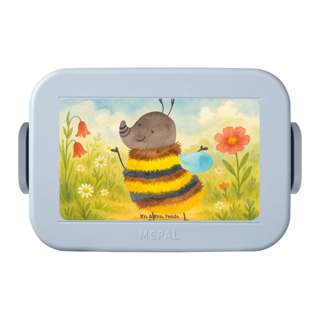 MEPAL Bentobox Hummel flauschig Design Bentobox, Brotdose, Lunchbox, Tiermotive, Gute Laune, lustige Sprüche, Tiere, Blume, Flauschig, Hummel, Natur, Biene