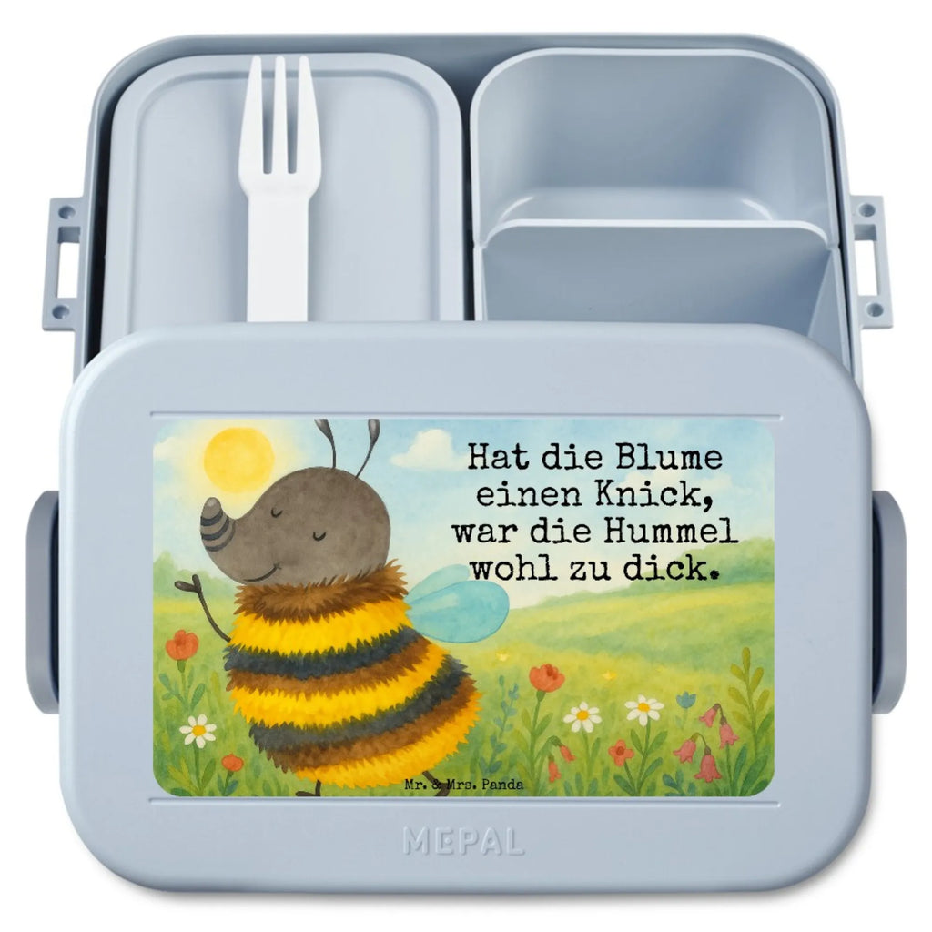 MEPAL Bentobox Hummel flauschig Design Bentobox, Brotdose, Lunchbox, Tiermotive, Gute Laune, lustige Sprüche, Tiere, Blume, Flauschig, Hummel, Natur, Biene