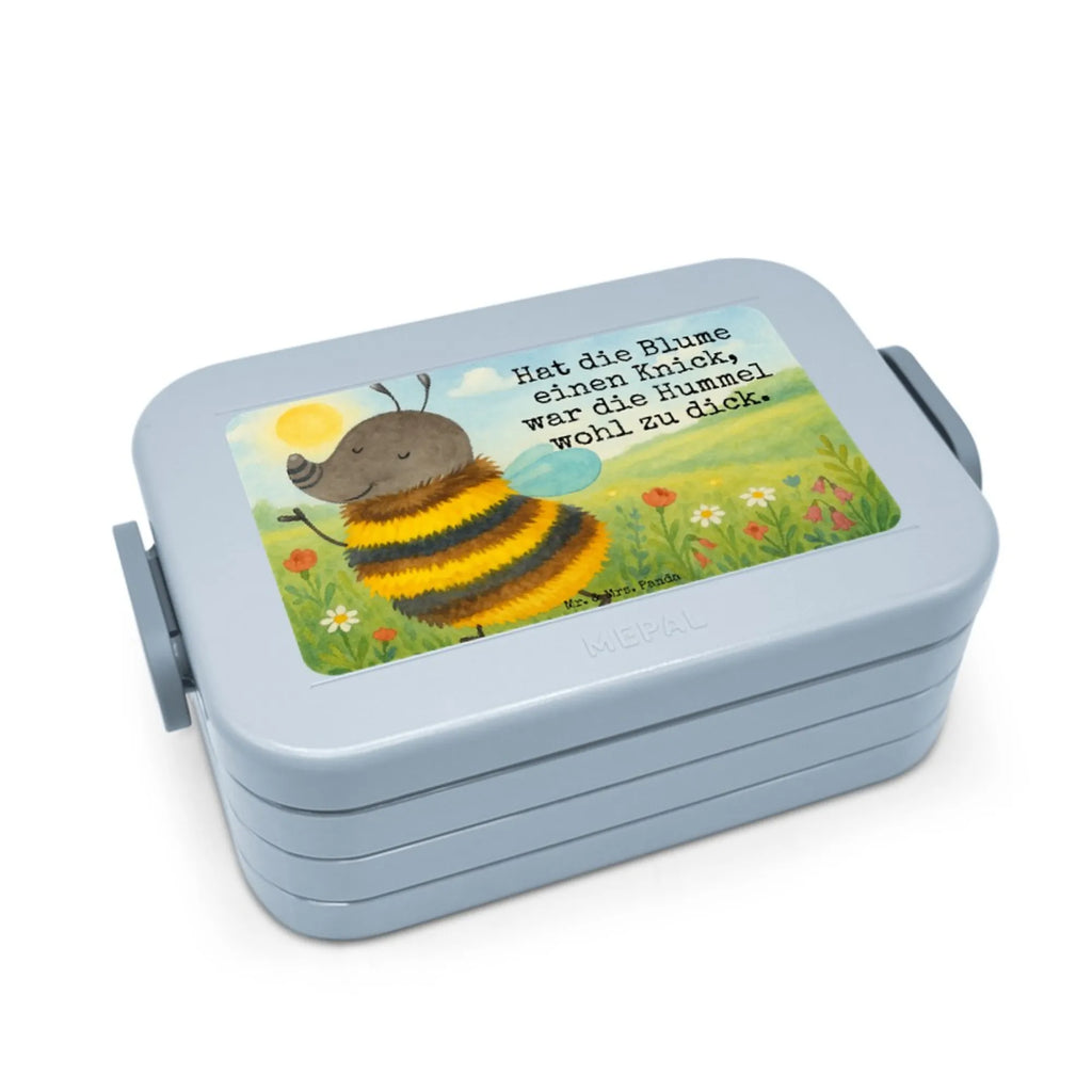 MEPAL Bentobox Hummel flauschig Design Bentobox, Brotdose, Lunchbox, Tiermotive, Gute Laune, lustige Sprüche, Tiere, Blume, Flauschig, Hummel, Natur, Biene