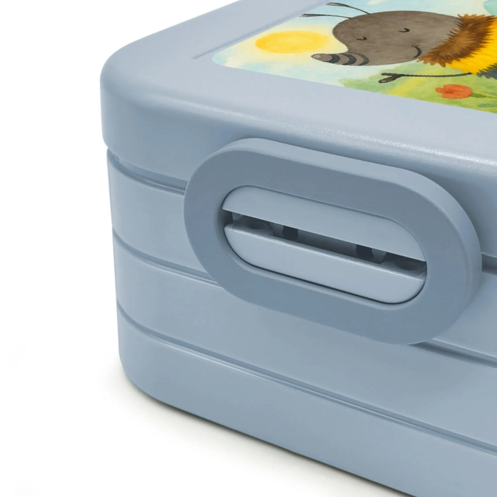 MEPAL Bentobox Hummel flauschig Design Bentobox, Brotdose, Lunchbox, Tiermotive, Gute Laune, lustige Sprüche, Tiere, Blume, Flauschig, Hummel, Natur, Biene
