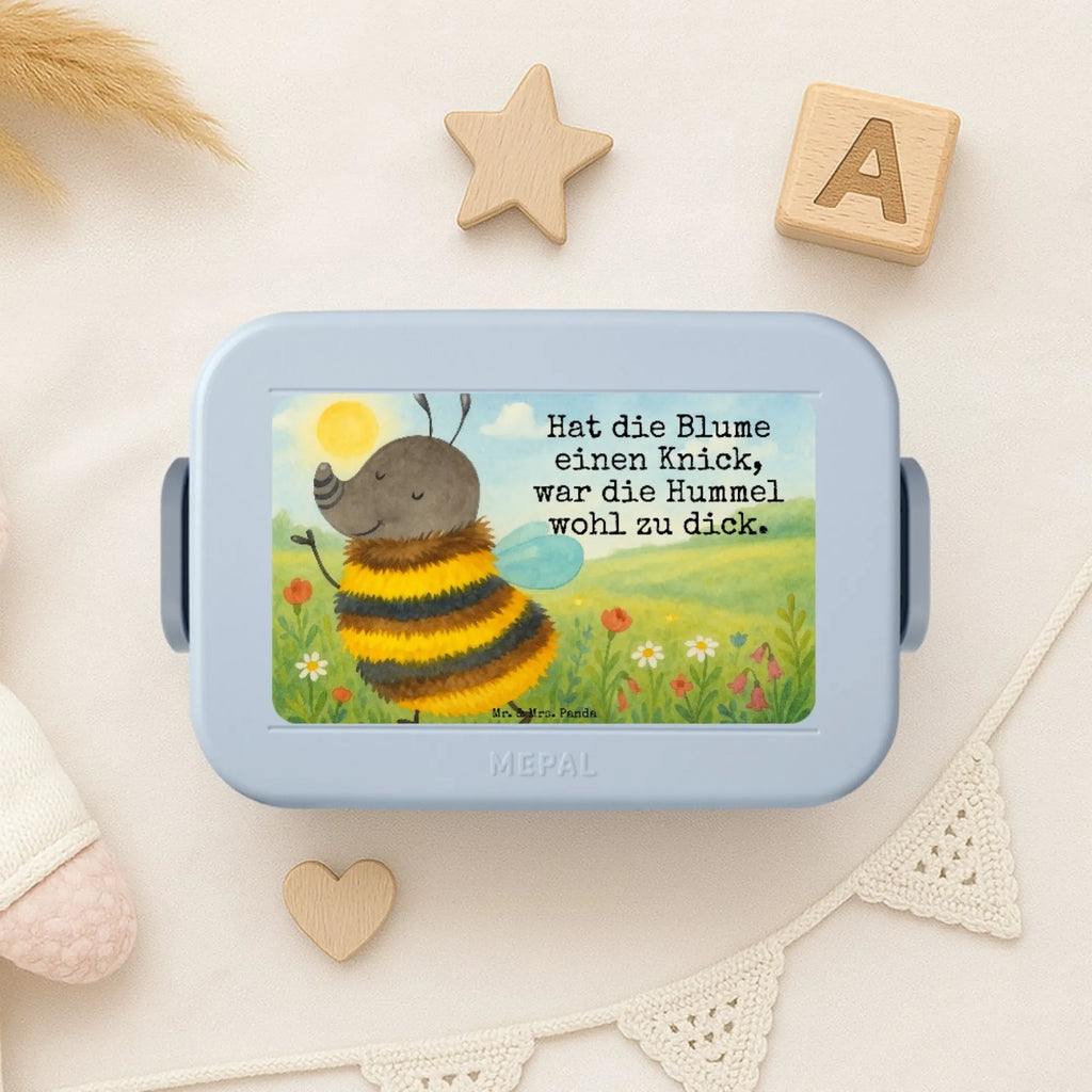 MEPAL Bentobox Hummel flauschig Design Bentobox, Brotdose, Lunchbox, Tiermotive, Gute Laune, lustige Sprüche, Tiere, Blume, Flauschig, Hummel, Natur, Biene
