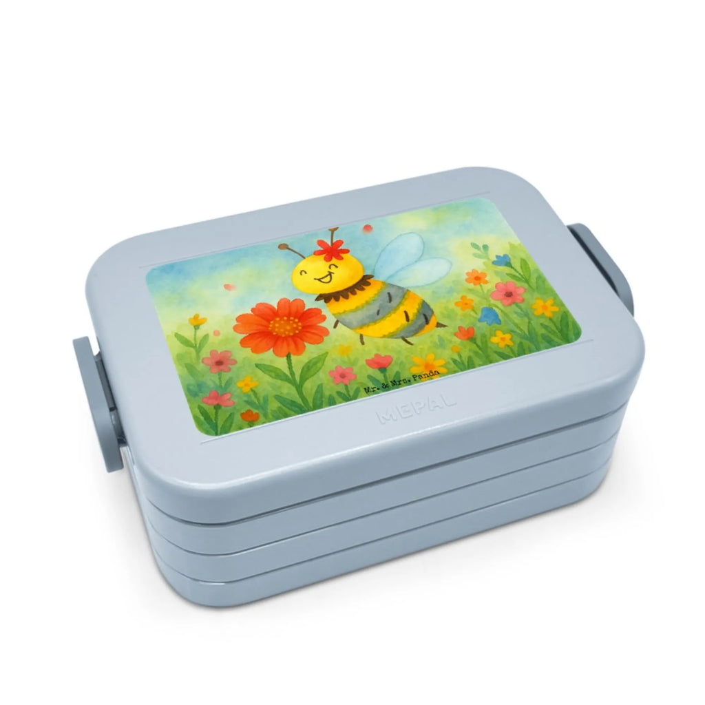 MEPAL Bentobox Biene Blume Design Brotdose, Lunchbox, Bentobox, Biene, Wespe, Hummel