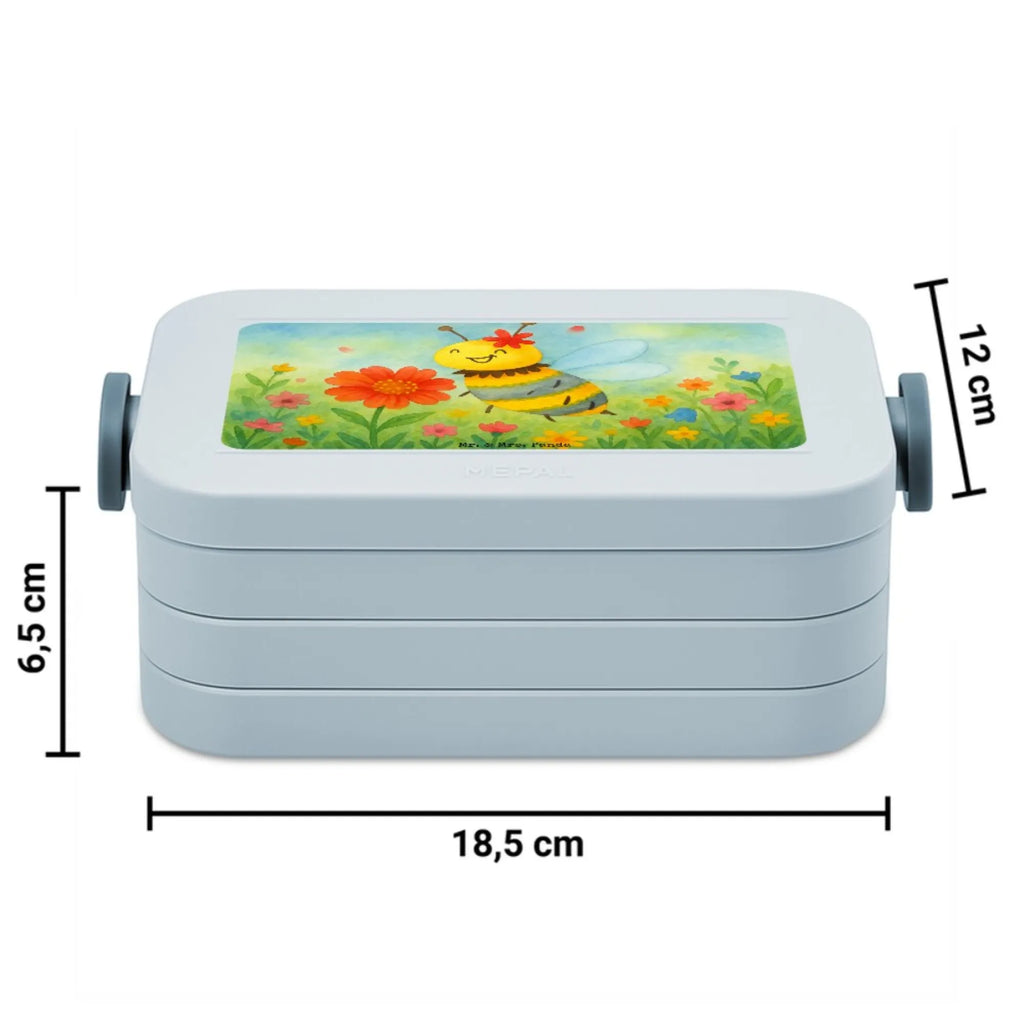 MEPAL Bentobox Biene Blume Design Brotdose, Lunchbox, Bentobox, Biene, Wespe, Hummel