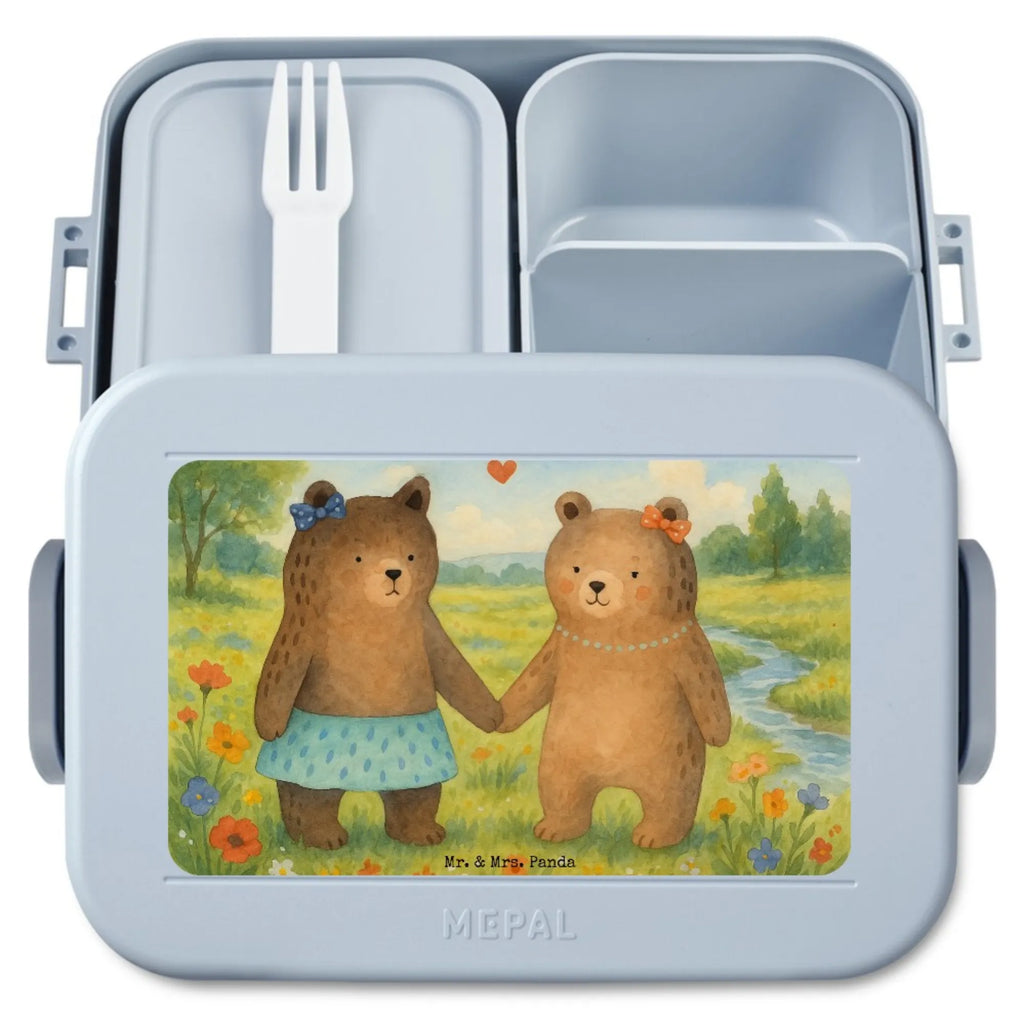 MEPAL Bentobox Bär Freundin Design Lunchbox, Bentobox, Brotdose, Bär, Teddy, Teddybär, Bär Freundin Beste Freund Liebe Liebesbeweis Verliebt Kumpel Kumpeliene