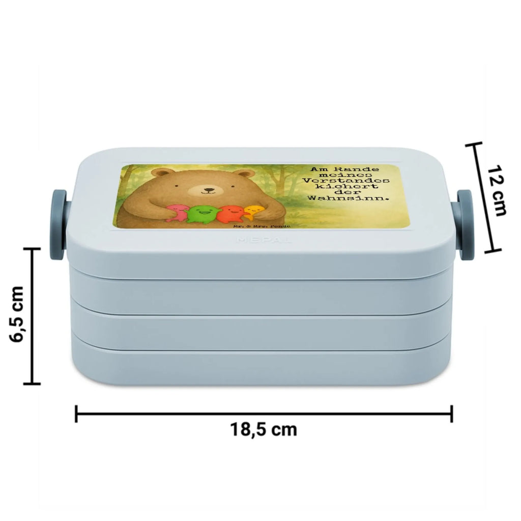 MEPAL Bentobox Bär Gefühl Design Bentobox, Lunchbox, Brotdose, Bär, Teddy, Teddybär, Wahnsinn, Verrückt, Durchgedreht
