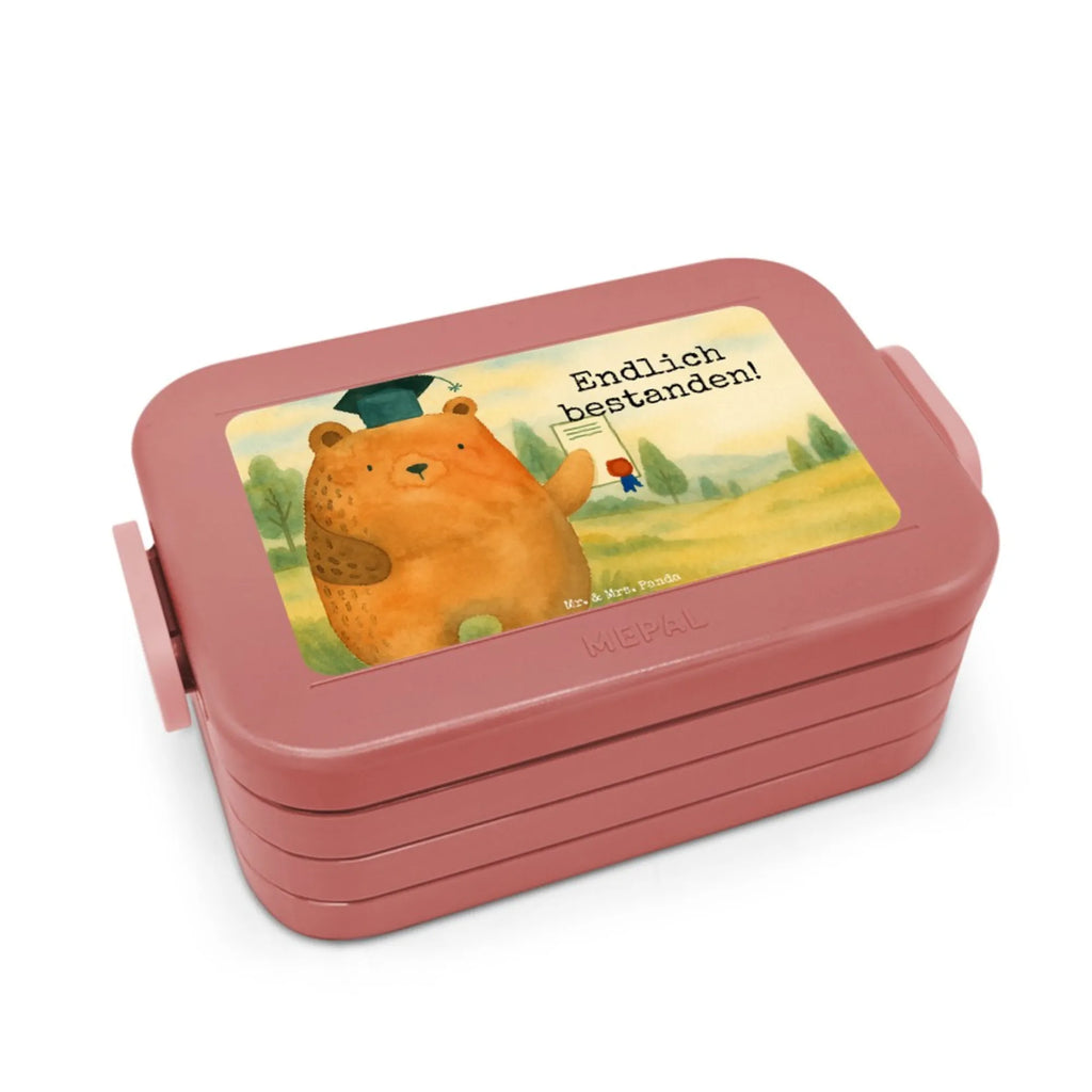 MEPAL Bentobox Bär Prüfung Design Brotdose, Bentobox, Lunchbox, Bär, Teddy, Teddybär, Abschluss, Prüfungen, Abschlusszeugnis, Zeugnis, Abitur, Prüfung bestanden