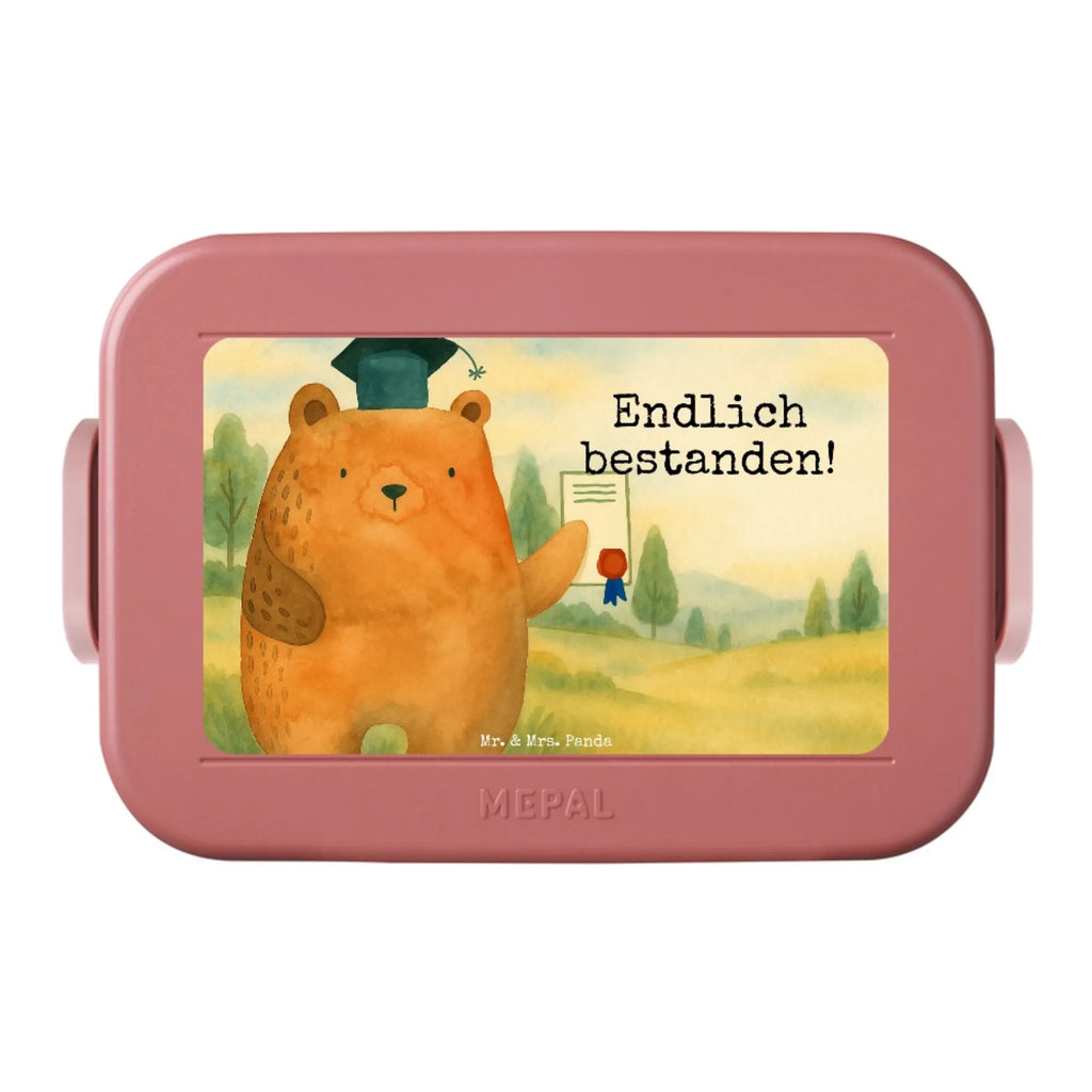 MEPAL Bentobox Bär Prüfung Design Brotdose, Bentobox, Lunchbox, Bär, Teddy, Teddybär, Abschluss, Prüfungen, Abschlusszeugnis, Zeugnis, Abitur, Prüfung bestanden