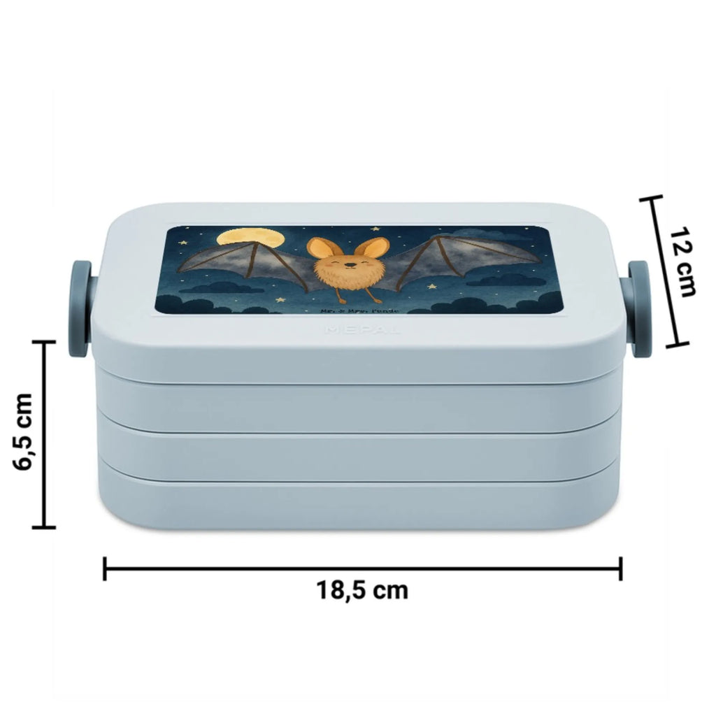 MEPAL Bentobox Fledermaus Flügel Design Bentobox, Brotdose, Lunchbox, Tiermotive, Gute Laune, lustige Sprüche, Tiere