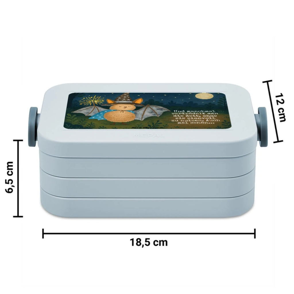 MEPAL Bentobox Fledermaus Zauberer Design Lunchbox, Brotdose, Bentobox, Tiermotive, Gute Laune, lustige Sprüche, Tiere, Magier, reinsteigern, Frauen, Zauberer, Fledermaus, Fledermäuse