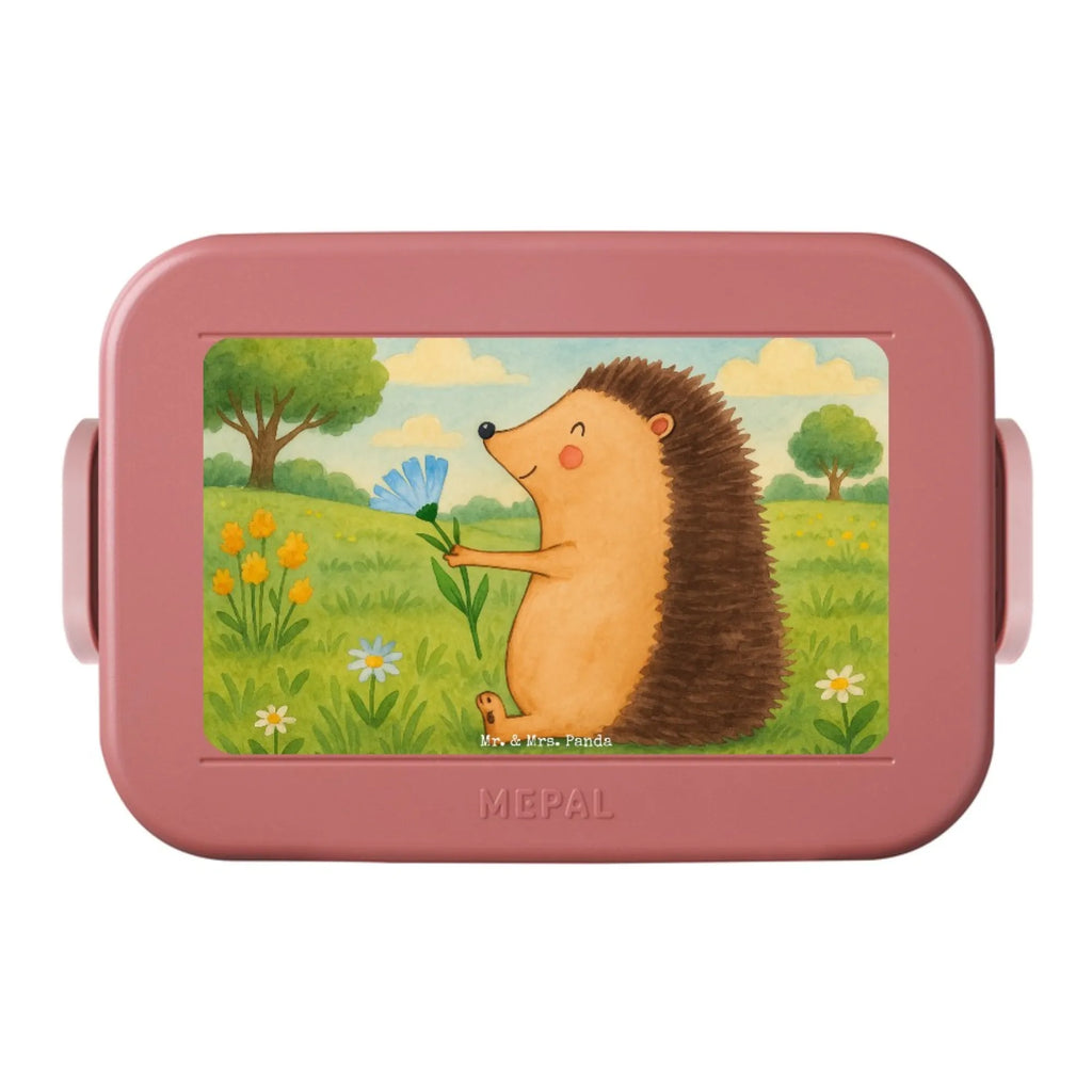 MEPAL Bentobox Igel Blumen Design Brotdose, Lunchbox, Bentobox, Tiermotive, Gute Laune, lustige Sprüche, Tiere, Gute Besserung, Genesungswünsche, Besuch, Krankheit, krank, Krankenhaus, Igel