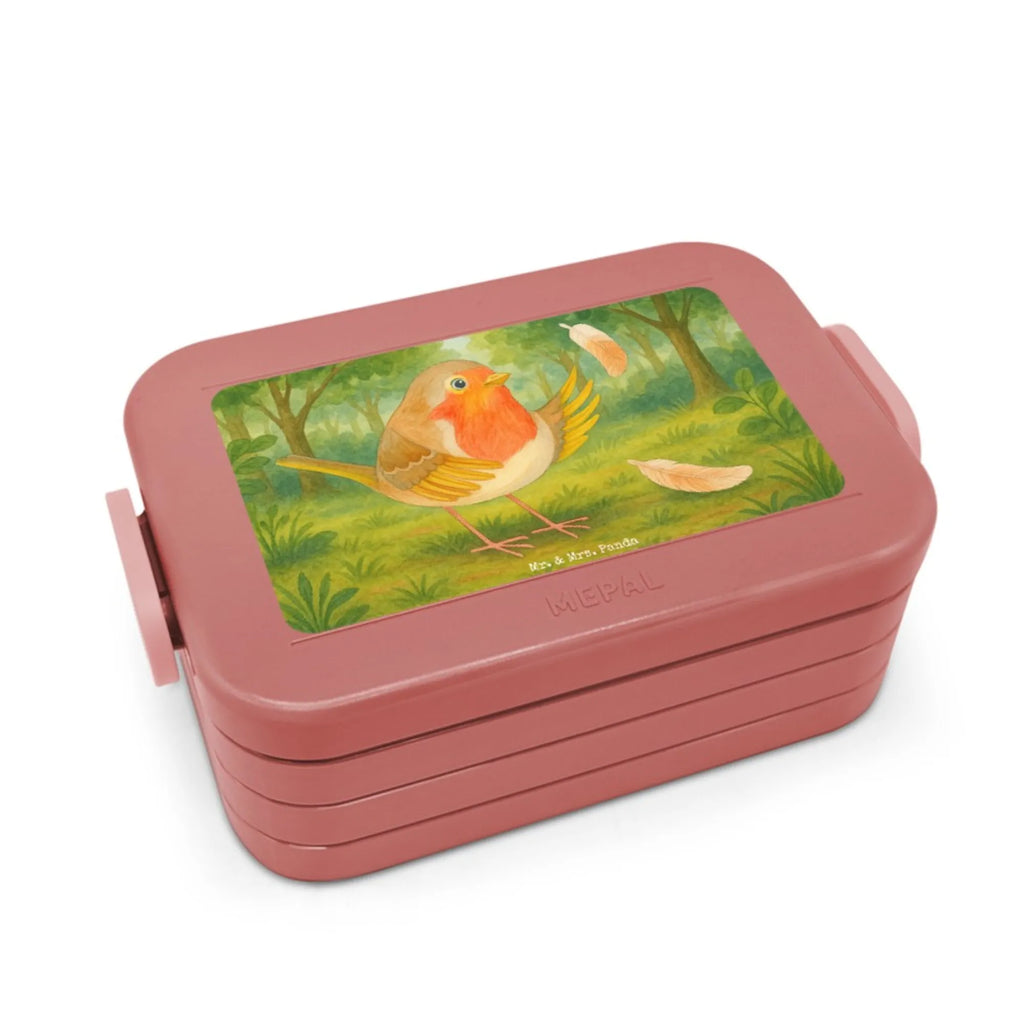 MEPAL Bentobox Rotkehlchen Federn Design Bentobox, Lunchbox, Brotdose, Tiermotive, Gute Laune, lustige Sprüche, Tiere, Spruch Mut, Spruch Motivation, What if i fall, Vogel, Rotkehlchen, Motivationsbilder, fliegen, Motivation Sprüche