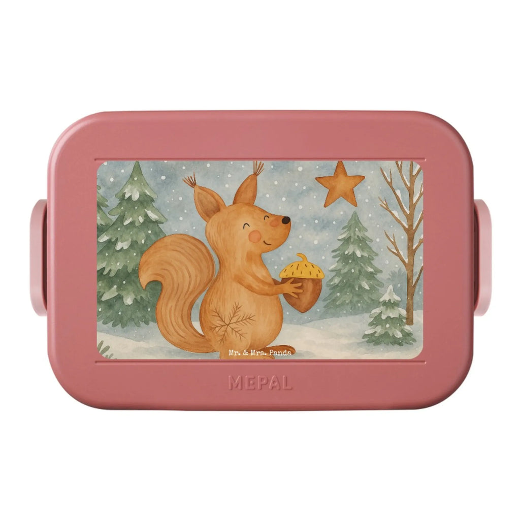 MEPAL Bentobox Eichhörnchen Weihnachten Design Bentobox, Brotdose, Lunchbox, Winter, Weihnachten, Weihnachtsdeko, Nikolaus, Advent, Heiligabend, Wintermotiv, Weihnachtsgruß, Vogel, Guten Rutsch, Frohes neues Jahr, Weihnachtsmotiv, Frohe Weihnachten, Neujahr